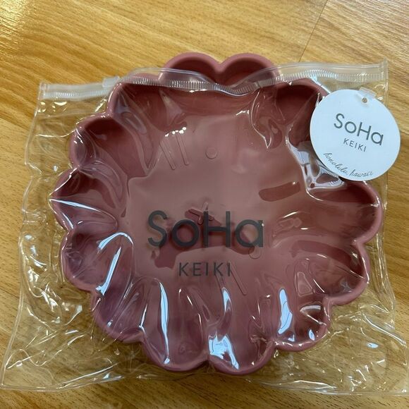 soha keiki lion plate mauve‎ with suction bottom - Picture 2 of 4